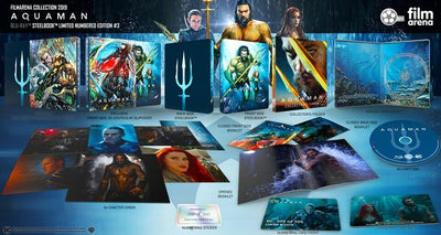 AQUAMAN [4K UHD + 3D + 2D] Blu-ray STEELBOOK SET [FILMARENA] HARDBOX SET <LOW #039/500>