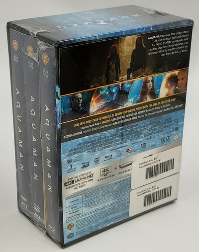 AQUAMAN [4K UHD + 3D + 2D] Blu-ray STEELBOOK SET [FILMARENA] HARDBOX SET <LOW #039/500>