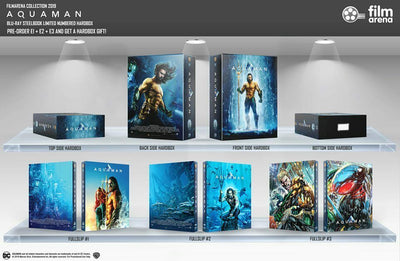 AQUAMAN [4K UHD + 3D + 2D] Blu-ray STEELBOOK SET [FILMARENA] HARDBOX SET <LOW #039/500>