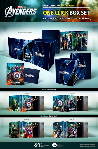 THE AVENGERS: [4K UHD +3D + 2D] Blu-ray STEELBOOK 1-CLICK [WeET COLLECTION]