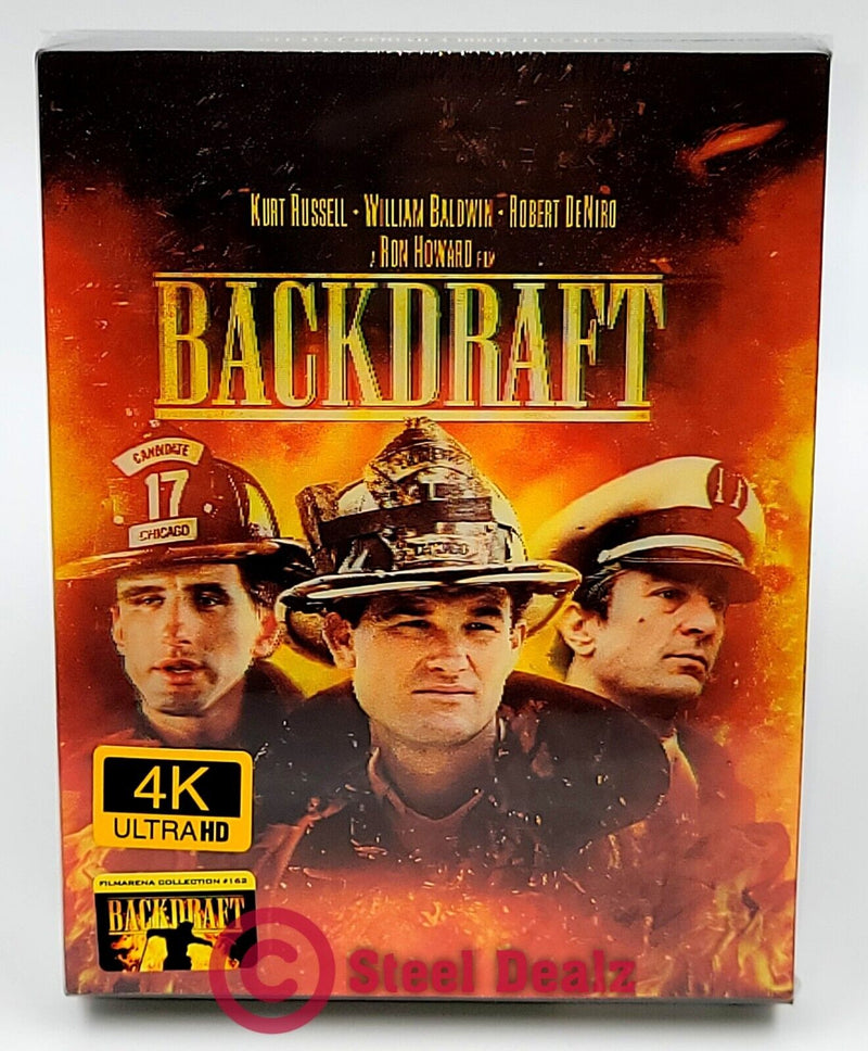 BACKDRAFT [4K UHD + 2D] Blu-ray STEELBOOK [FILMARENA] XL FULLSLIP