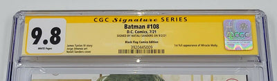 BATMAN #108 MIRACLE MOLLY (NATALI SANDERS VARIANT COVER B) CGC SS 9.8