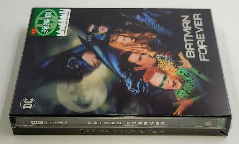 BATMAN FOREVER 4K UHD Blu-ray STEELBOOK [HDZETA] LENTICULAR