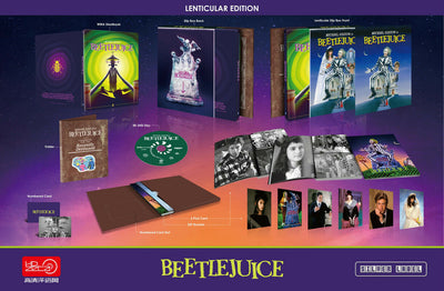 BEETLEJUICE 4K UHD Blu-ray STEELBOOK [HDZETA] LENTICULAR <LOW #082/300>