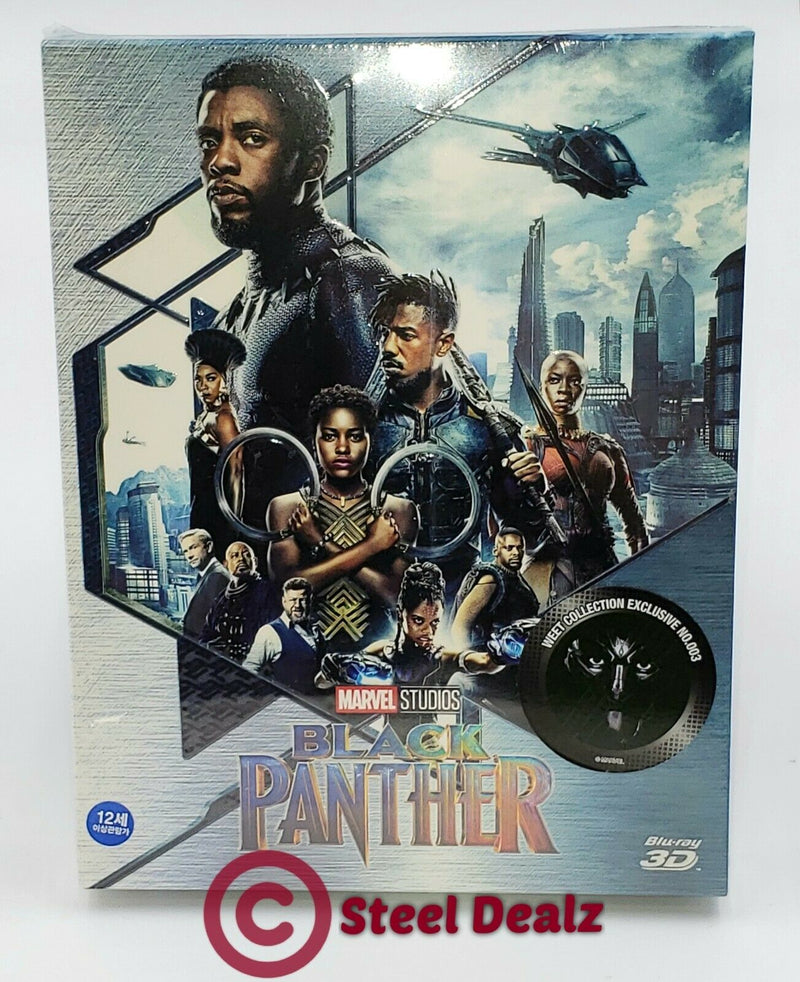 BLACK PANTHER [2D + 3D] Blu-ray STEELBOOK [THE WeET COLLECTION