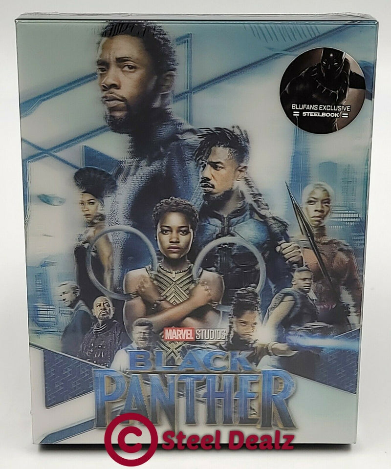 BLACK PANTHER [2D + 3D] Blu-ray WEA STEELBOOK [BLUFANS] DOUBLE LENTICULAR