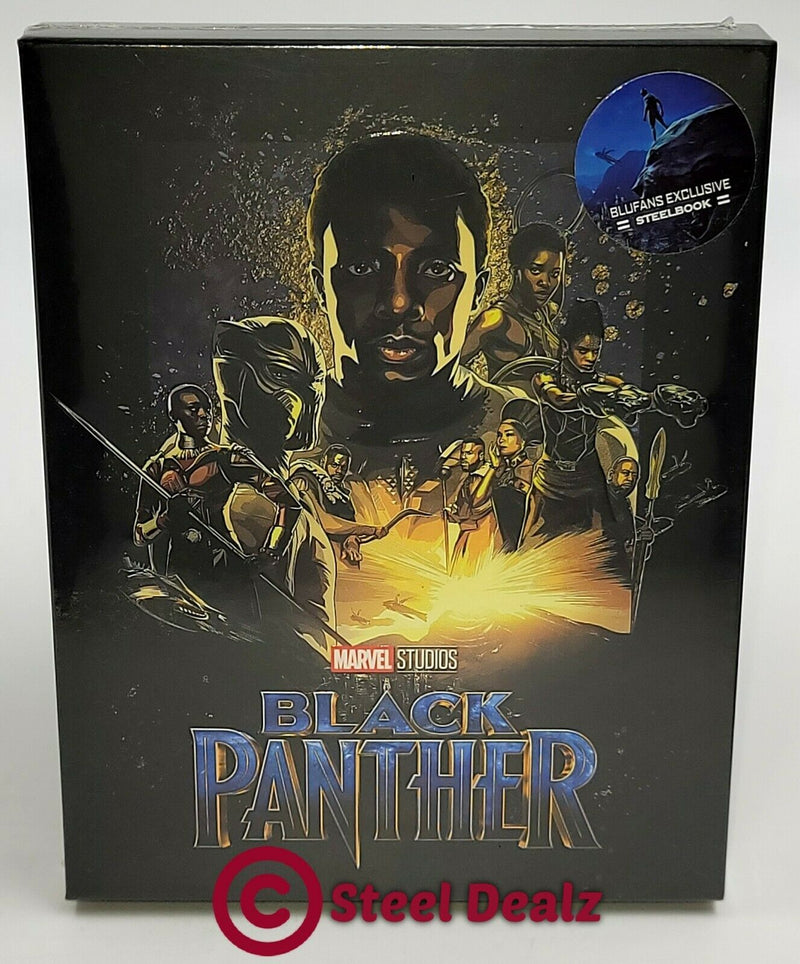 BLACK PANTHER [2D + 3D] Blu-ray WEA STEELBOOK [BLUFANS] FULLSLIP