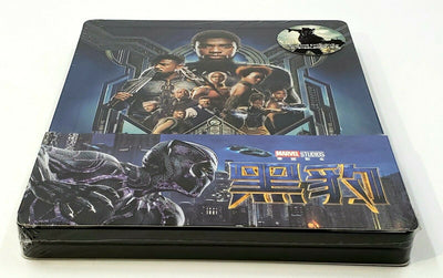 BLACK PANTHER [2D + 3D] Blu-ray WEA STEELBOOK [BLUFANS] 1/4 SLIP <LOW #059/700>