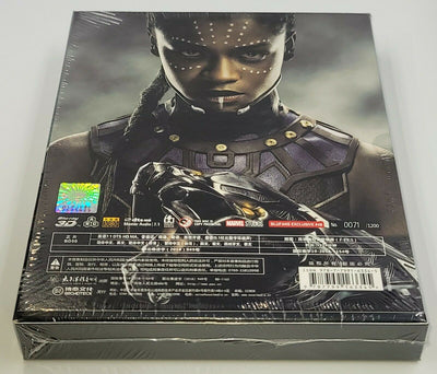 BLACK PANTHER [2D + 3D] Blu-ray WEA STEELBOOK [BLUFANS] LENTICULAR <#0071/1200>