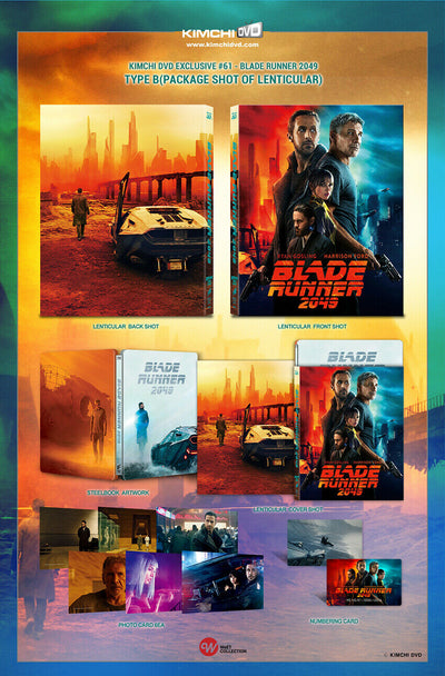 BLADE RUNNER 2049 [2D + 3D] Blu-ray STEELBOOK [KIMCHIDVD] LENTICULAR <LOW #0002/1500>