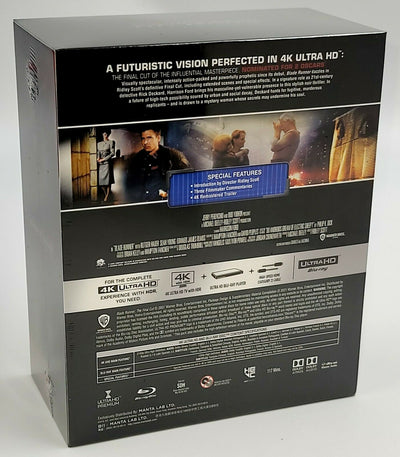 BLADE RUNNER: THE FINAL CUT [4K UHD + 2D] Blu-ray STEELBOOK BOXSET [MANTA LAB] 1-CLICK EDITION