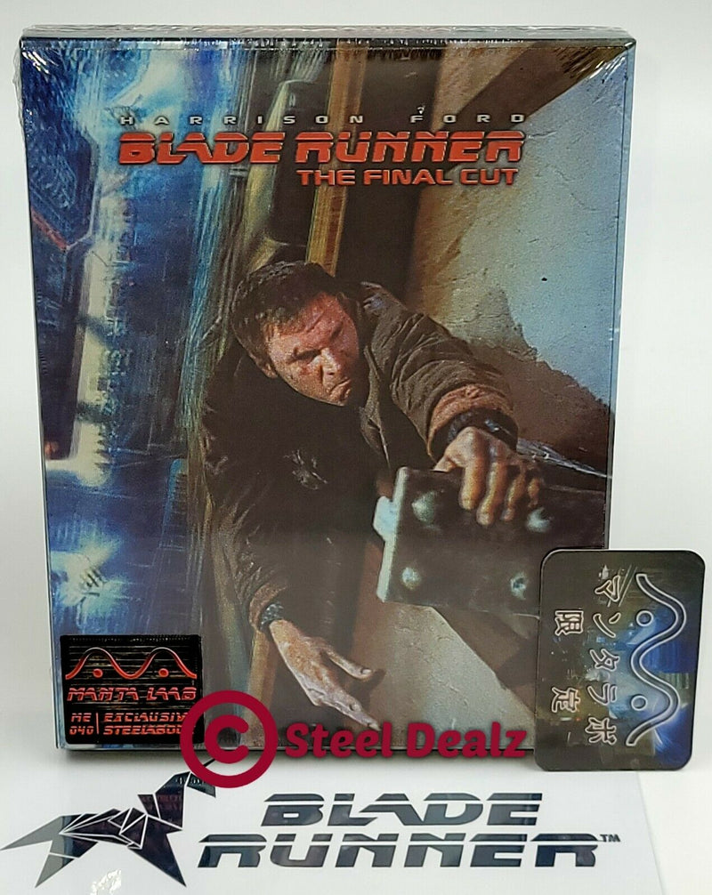 BLADE RUNNER: THE FINAL CUT [4K UHD + 2D] Blu-ray STEELBOOK [MANTA LAB] LENTICULAR