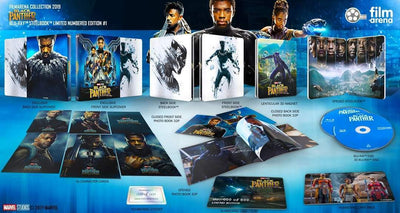 BLACK PANTHER [2D + 3D] Blu-ray STEELBOOK SET [FILMARENA] HARDBOX <LOW #039/600>