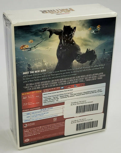 BLACK PANTHER [2D + 3D] Blu-ray STEELBOOK SET [FILMARENA] HARDBOX <LOW #039/600>