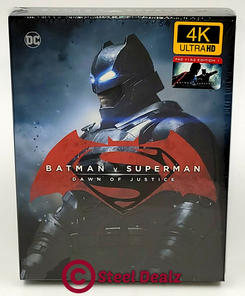 BATMAN v SUPERMAN: DAWN OF JUSTICE [4K + 3D + 2D] BLU-RAY STEELBOOK [FILMARENA] XL FULLSLIP