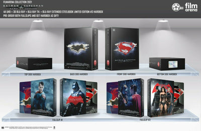 BATMAN v SUPERMAN: DAWN OF JUSTICE [4K + 3D + 2D] Blu-ray STEELBOOK SET [FILMARENA]