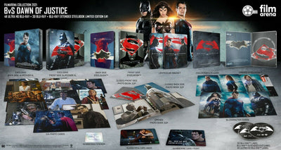 BATMAN v SUPERMAN: DAWN OF JUSTICE [4K + 3D + 2D] Blu-ray STEELBOOK SET [FILMARENA]