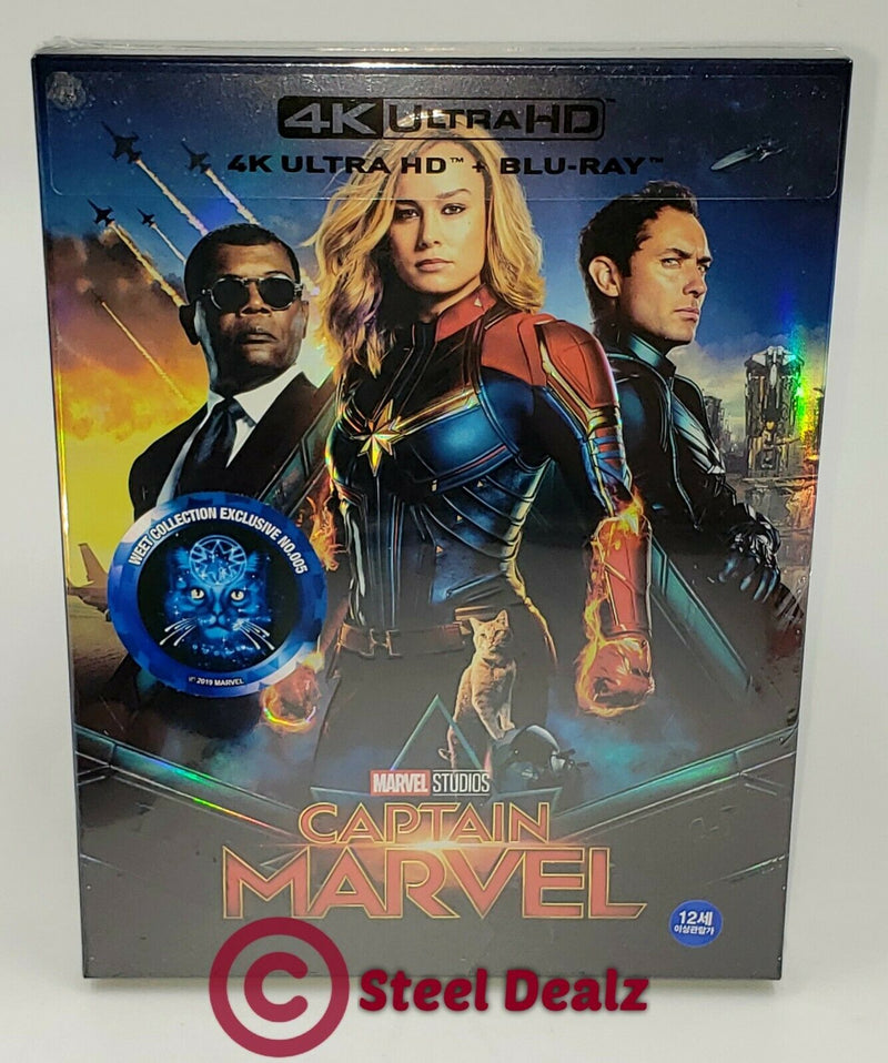 CAPTAIN MARVEL [4K UHD + 2D] Blu-ray STEELBOOK [THE WeET COLLECTION] FULLSLIP A2 <