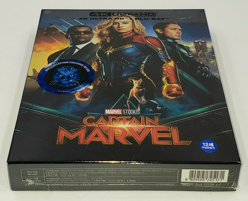 CAPTAIN MARVEL [4K UHD + 2D] Blu-ray STEELBOOK [THE WeET COLLECTION] FULLSLIP A2 <