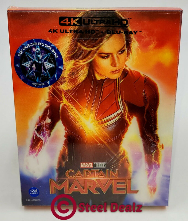 CAPTAIN MARVEL [4K UHD + 2D] Blu-ray STEELBOOK [THE WeET COLLECTION] LENTICULAR <LOW 