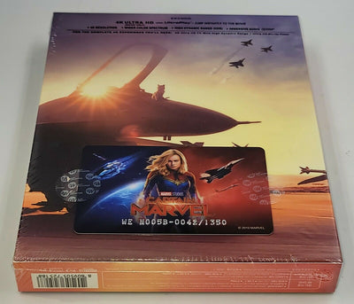 CAPTAIN MARVEL [4K UHD + 2D] Blu-ray STEELBOOK [THE WeET COLLECTION] LENTICULAR <LOW #0042/1350>