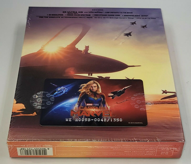 CAPTAIN MARVEL [4K UHD + 2D] Blu-ray STEELBOOK [THE WeET COLLECTION] LENTICULAR <LOW 