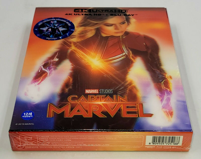 CAPTAIN MARVEL [4K UHD + 2D] Blu-ray STEELBOOK [THE WeET COLLECTION] LENTICULAR <LOW 