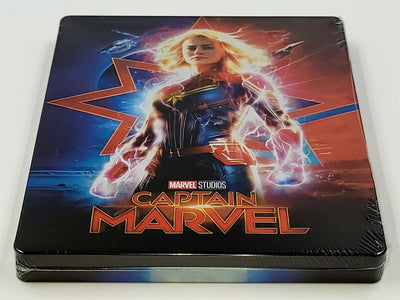 CAPTAIN MARVEL [4K UHD + 2D] Blu-ray STEELBOOK ONLY [THE WeET COLLECTION] NO SLIP