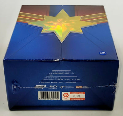 CAPTAIN MARVEL [4K UHD + 2D] Blu-ray STEELBOOK BOXSET [WeET COLLECTION] 1-CLICK EDITION<LOW #039/650>