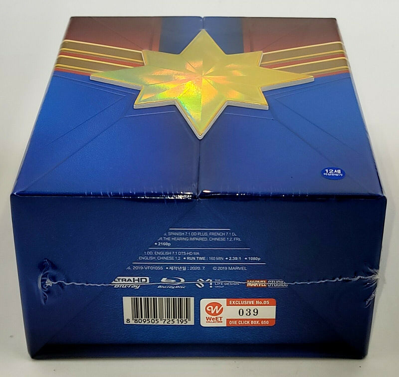 CAPTAIN MARVEL [4K UHD + 2D] Blu-ray STEELBOOK BOXSET [WeET COLLECTION] 1-CLICK EDITION<LOW 