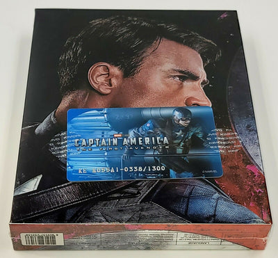 CAPTAIN AMERICA THE FIRST AVENGER [2D + 3D] Blu-ray STEELBOOK [KIMCHIDVD] FS A1