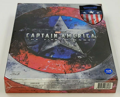 CAPTAIN AMERICA THE FIRST AVENGER [2D + 3D] Blu-ray STEELBOOK [KIMCHIDVD] FS A1