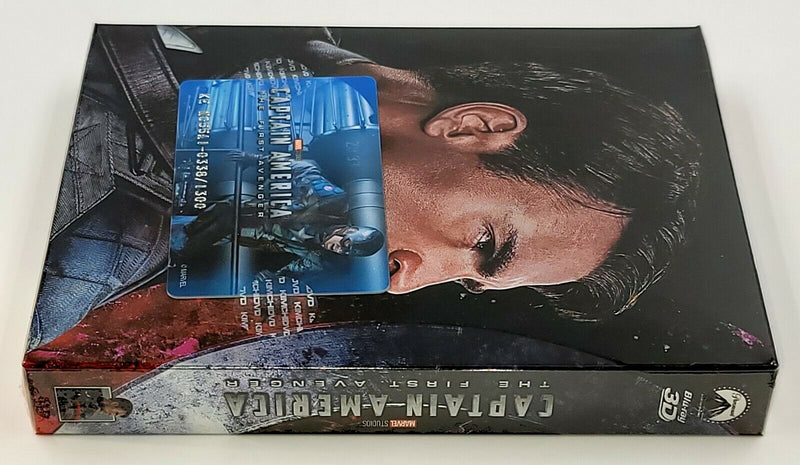 CAPTAIN AMERICA THE FIRST AVENGER [2D + 3D] Blu-ray STEELBOOK [KIMCHIDVD] FS A1