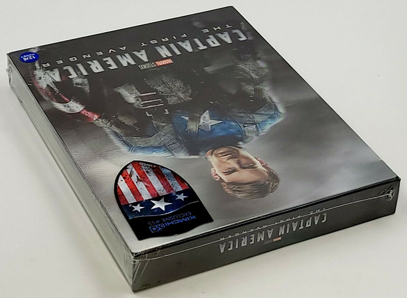 CAPTAIN AMERICA THE FIRST AVENGER [2D + 3D] Blu-ray STEELBOOK [KIMCHIDVD] LENTICULAR