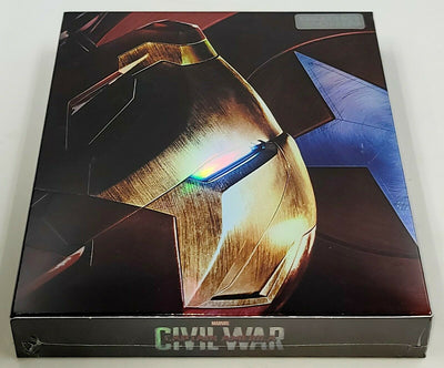 CAPTAIN AMERICA CIVIL WAR [2D + 3D] Blu-ray STEELBOOK [NOVAMEDIA] FULLSLIP A