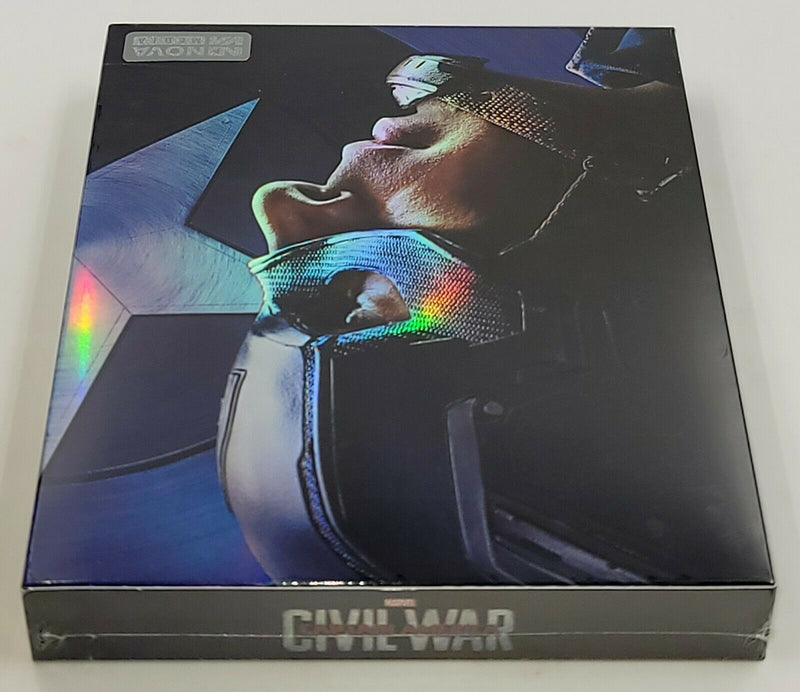 CAPTAIN AMERICA CIVIL WAR [2D + 3D] Blu-ray STEELBOOK [NOVAMEDIA] FULLSLIP B