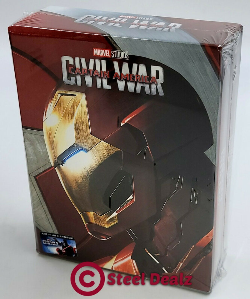 CAPTAIN AMERICA: CIVIL WAR [2D + 3D] Blu-ray STEELBOOK SET [FILMARENA] HARDBOX