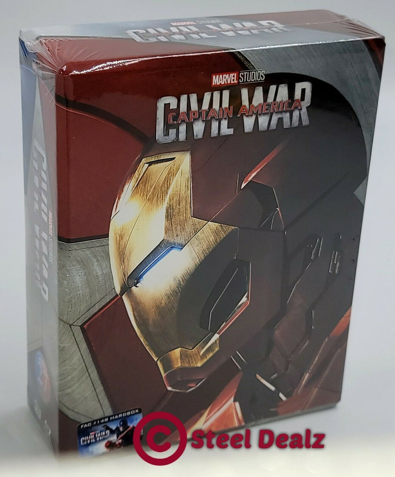 CAPTAIN AMERICA: CIVIL WAR [2D + 3D] Blu-ray STEELBOOK SET [FILMARENA] HARDBOX