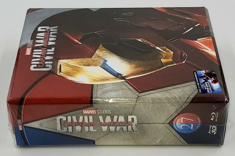 CAPTAIN AMERICA: CIVIL WAR [2D + 3D] Blu-ray STEELBOOK SET [FILMARENA] HARDBOX