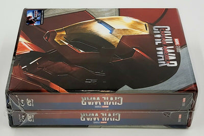 CAPTAIN AMERICA: CIVIL WAR [2D + 3D] Blu-ray STEELBOOK SET [FILMARENA] HARDBOX