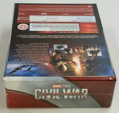 CAPTAIN AMERICA: CIVIL WAR [2D + 3D] Blu-ray STEELBOOK SET [FILMARENA] HARDBOX