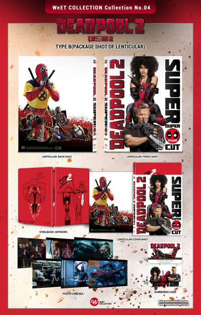 DEADPOOL 2 Blu-ray STEELBOOK SET [THE WeET COLLECTION] 1-CLICK EDITION <#0002s>