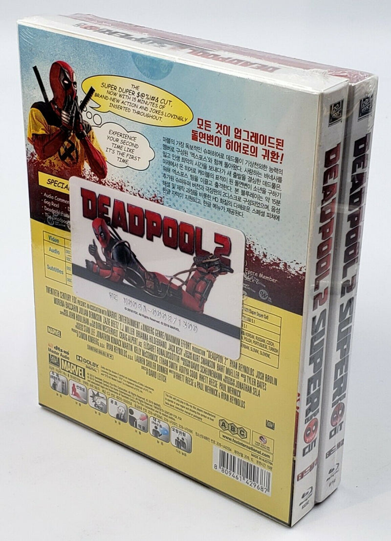 DEADPOOL 2 Blu-ray STEELBOOK SET [THE WeET COLLECTION] 1-CLICK EDITION <