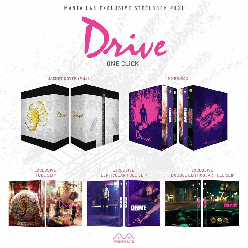 DRIVE Blu-ray STEELBOOK BOXSET [MANTA LAB] 1-CLICK EDITION