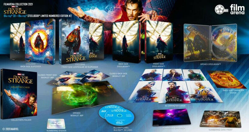 DOCTOR STRANGE [2D + 3D] Blu-ray STEELBOOK SET [FILMARENA] HARDBOX