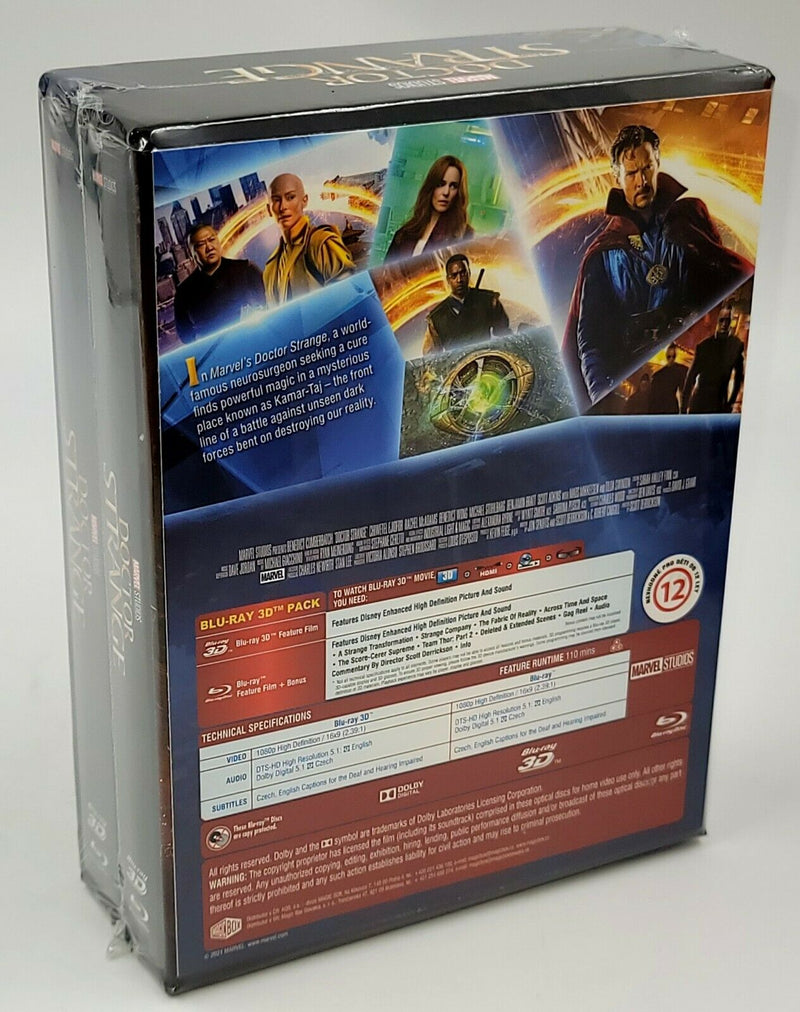 DOCTOR STRANGE [2D + 3D] Blu-ray STEELBOOK SET [FILMARENA] HARDBOX