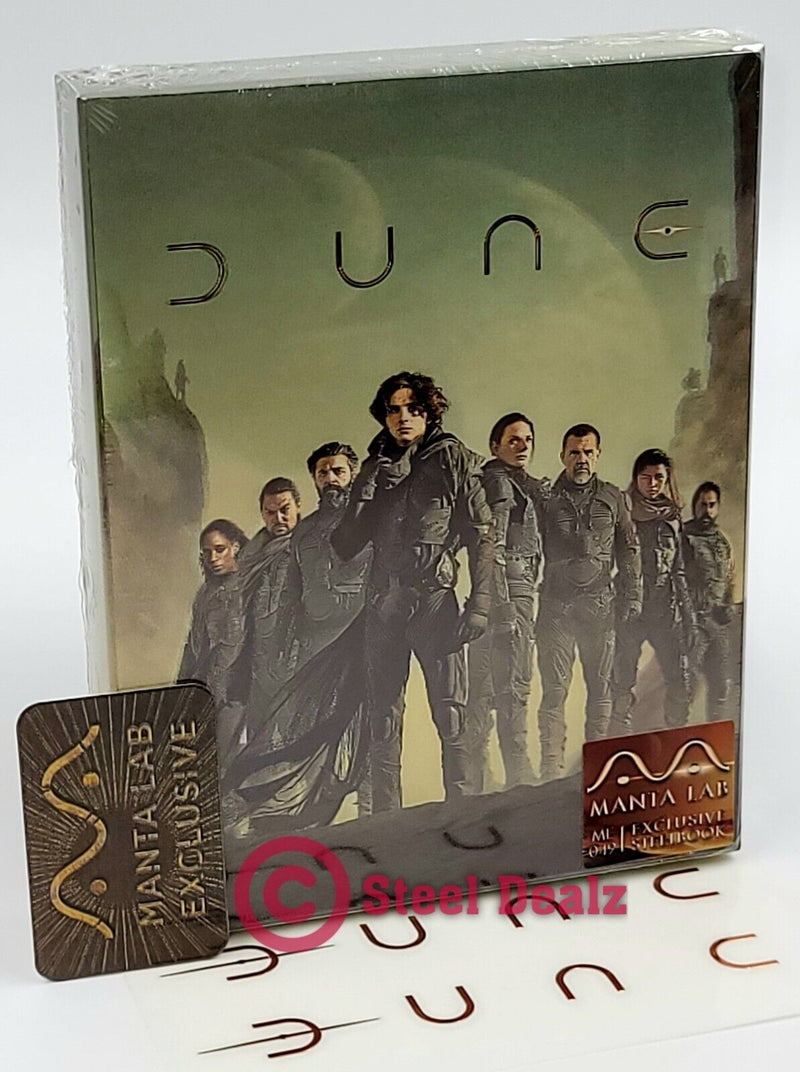 DUNE [4K UHD + 3D + 2D] Blu-ray STEELBOOK [MANTA LAB] DOUBLE LENTICULAR