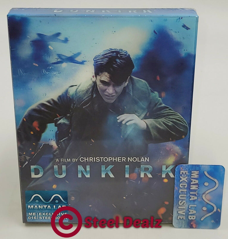 DUNKIRK Blu-ray STEELBOOK [MANTA LAB] DOUBLE LENTICULAR <LOW 