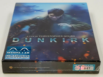 DUNKIRK Blu-ray STEELBOOK [MANTA LAB] DOUBLE LENTICULAR <LOW #047/800>