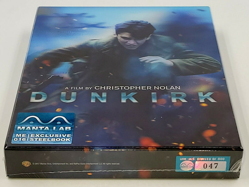 DUNKIRK Blu-ray STEELBOOK [MANTA LAB] DOUBLE LENTICULAR <LOW 